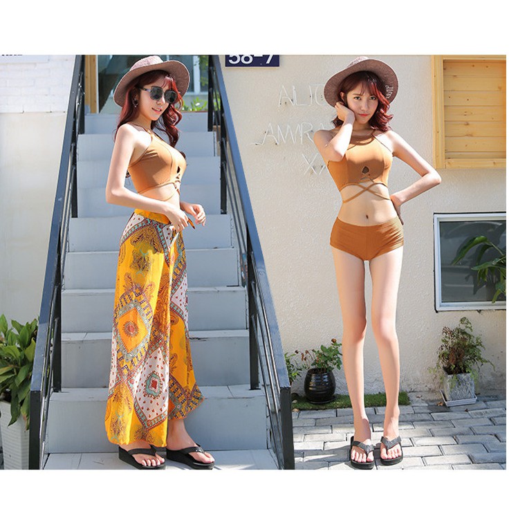 Bộ Đồ Bơi Ba Mảnh Thời Trang Mùa Xuân Hàn Quốc Quyến Rũ Cho Nữ 2021 | BigBuy360 - bigbuy360.vn