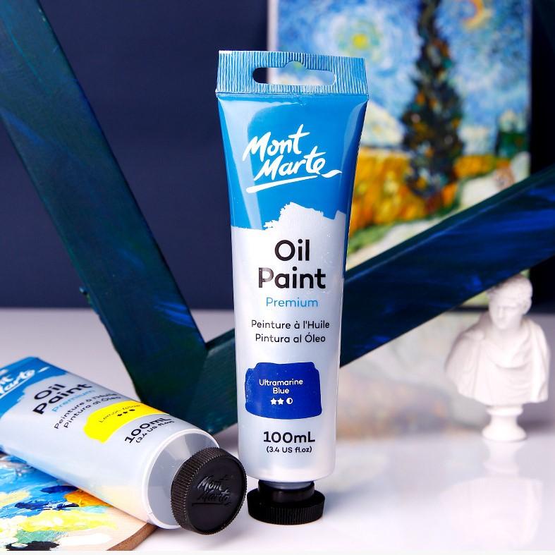 Màu Sơn Dầu Cao Cấp Mont Marte - Oil Color Tuýp 75ml