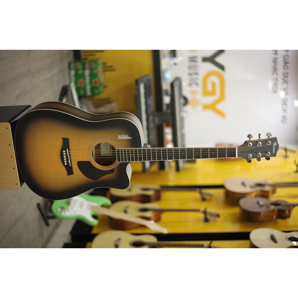 Đàn Guitar Acoustic Rosen G13 -Phân phối chính hãng, tặng kèm bao đàn,capo,pick