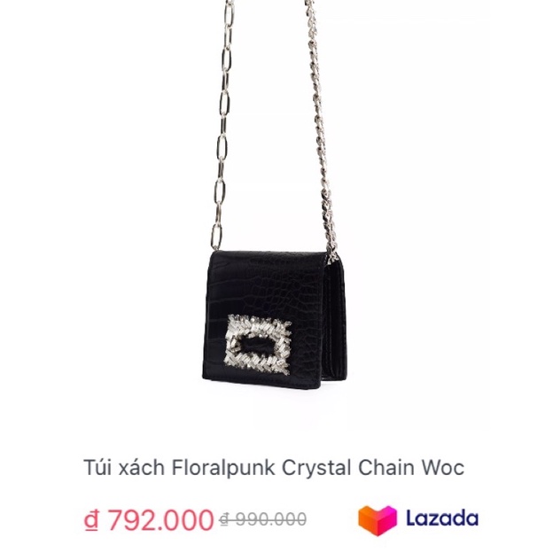 Túi Floralpunk Crystal Chain Woc Chính Hãng