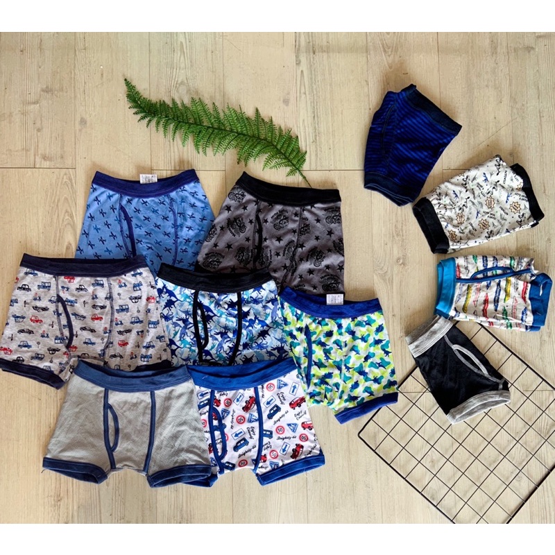 Quần chip đùi + chip tam giác cotton mềm mịn cho bé trai xuất Nhật - Sơ Ri Em Bé Shop