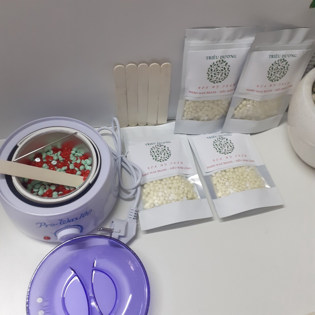Nồi nấu sáp wax tẩy lông Prowax 100 cao cấp sang trọng.