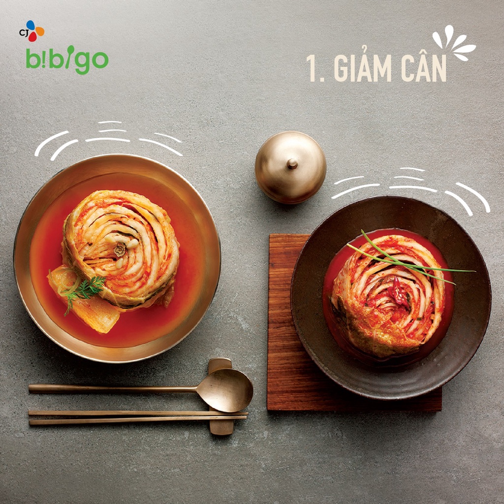 Kimchi cải thảo cắt lát Bibigo túi 100G