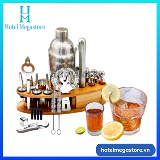 BỘ DỤNG CỤ PHA CHẾ COCKTAIL 23 MÓN