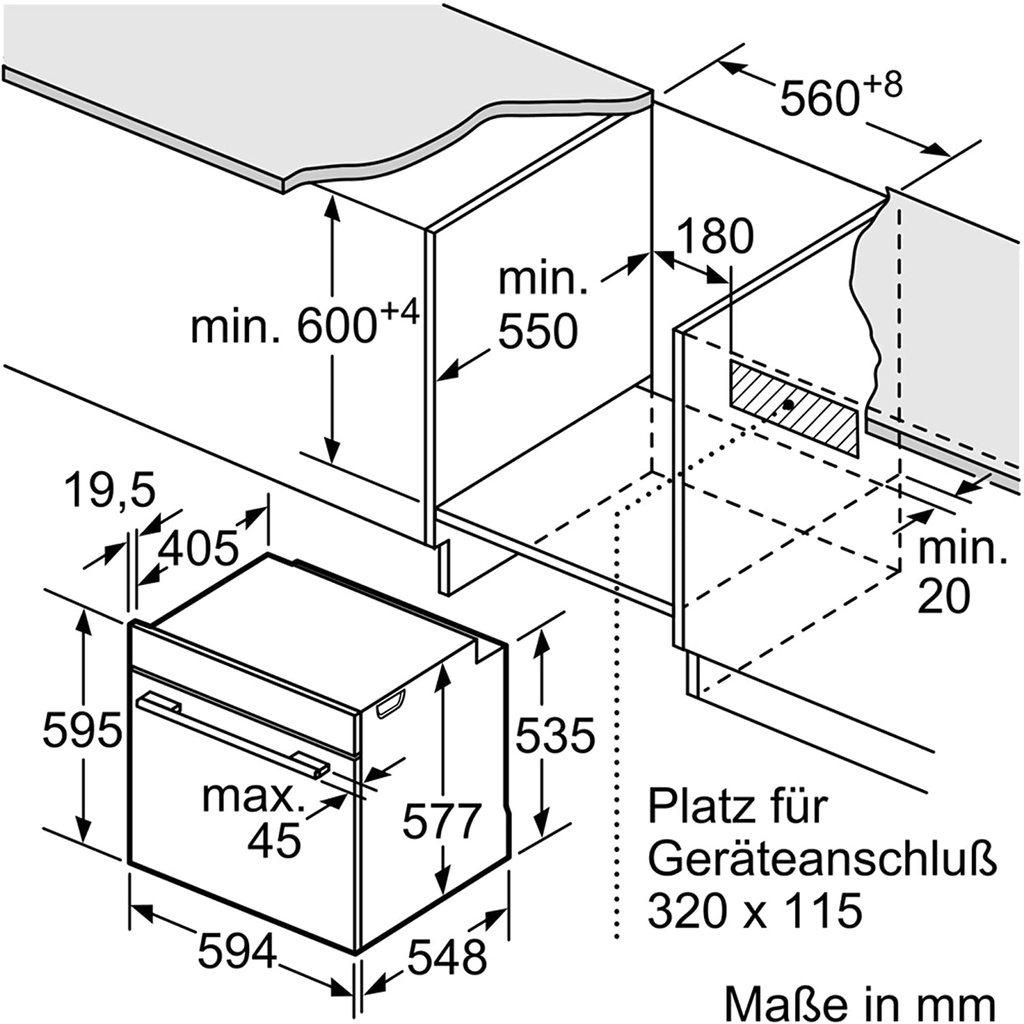 Lò nướng BOSCH HBG675BS1 Seri 8