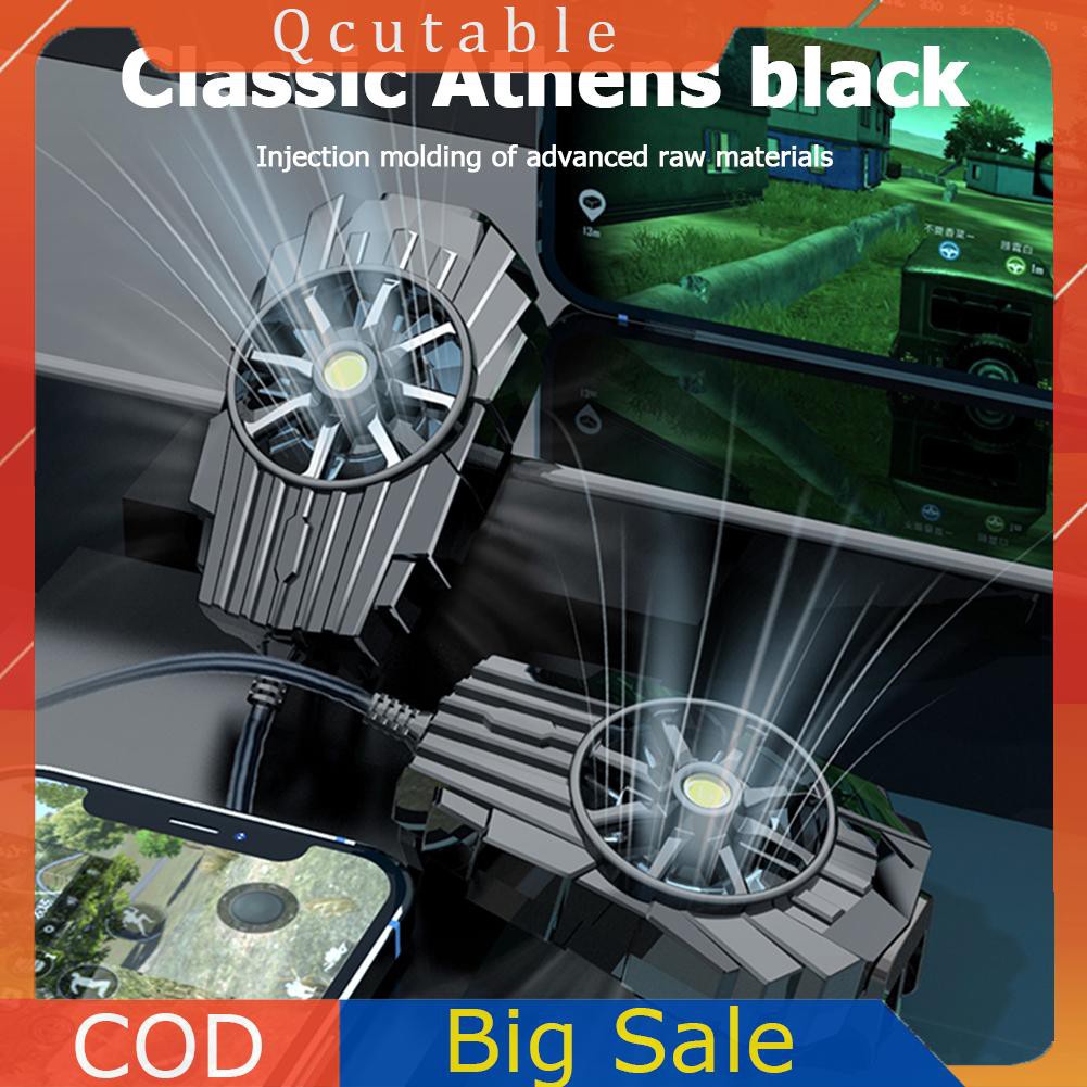 Quạt tản nhiệt cho điện thoại cổng USB nhỏ gọn tiện dụng để chơi game PUBG trên điện