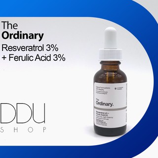 (Hàng thật) The Ordinary / Resveratrol 3% + Ferulic Acid 3% 30ml / Mỹ phẩm dưỡng da, Tinh chất