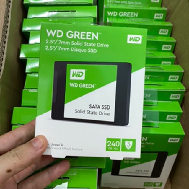 Ổ cứng SSD WD 240GB 2.5" SATA 3 - WDS240G2G0A