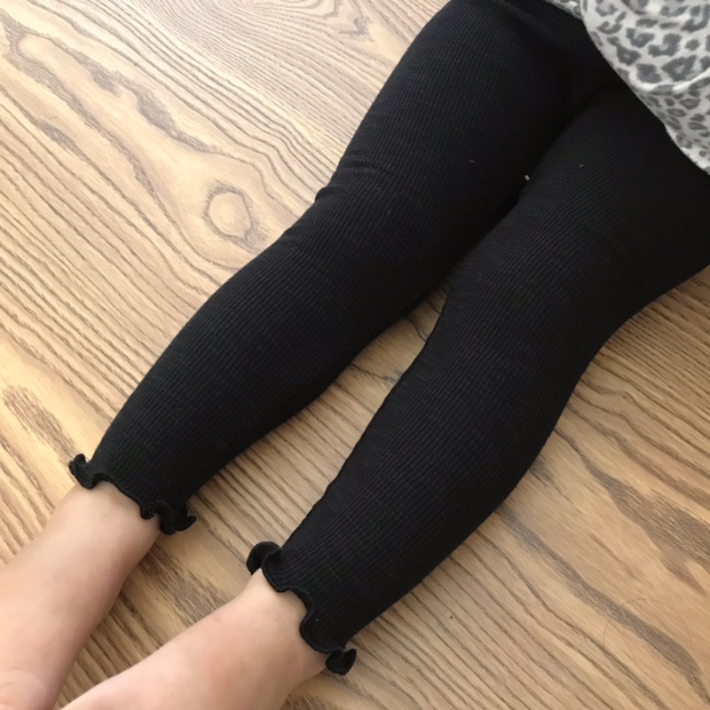 Quần legging bé gái, chất liệu len tăm hàng thiết kế cắt may thủ công