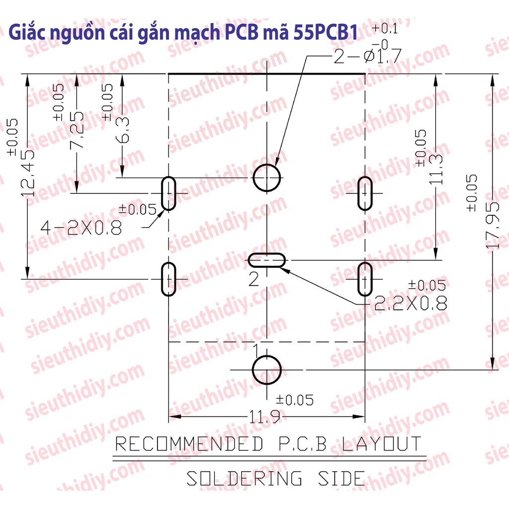 Giắc nguồn DC 5521-5525-4017-3513 cao cấp, ĐỒNG mạ VÀNG, NIKEN