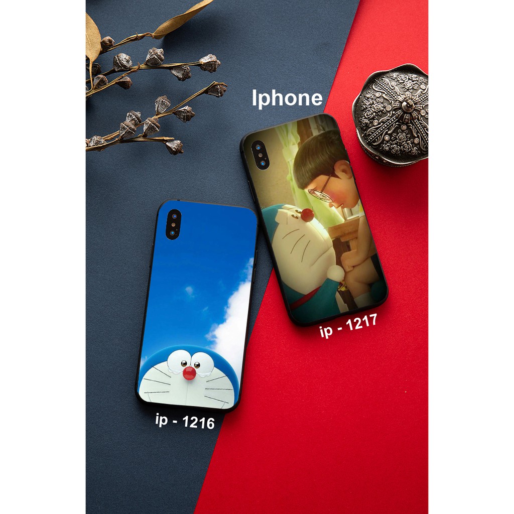 Siêu khuyễn mãi HOT Ốp Iphone Ốp Bộ HÌnh Doremon  In 3D cực đẹp (Shop luôn in hình theo yêu cầu của khách hàng)