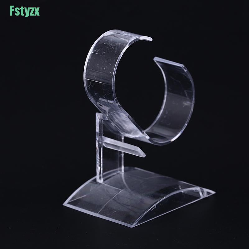 fstyzx clear plastic wrist watch display rack holder sale show case stand tool