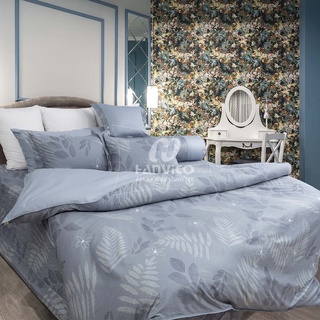 Mẫu bán lẻ Chăn Ga Gối Hanvico Blue Sky - DL177 (vải cotton cao cấp, rừng mưa nhiệt đới)