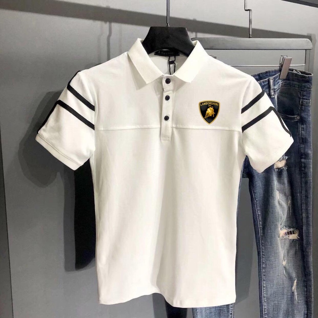 Áo polo Ngắn Tay Phong Cách Anh Quốc Thời Trang Cho Nam