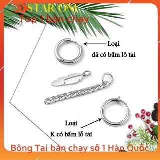 Bông Tai Bạc S925 Kpop Thời Trang Hàn Quốc