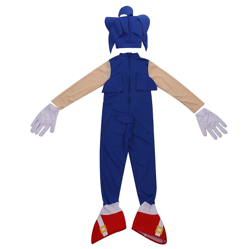 Bộ Đồ Hóa Trang Nhân Vật sonic the hedgehog Cho Bé Gái 4-13 Tuổi