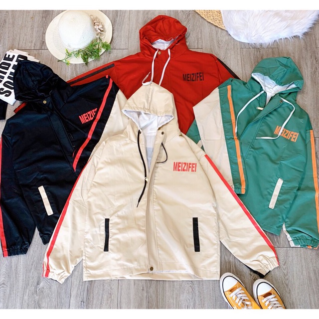 Áo khoác kaki nữ in chữ Mei có ảnh thật | BigBuy360 - bigbuy360.vn