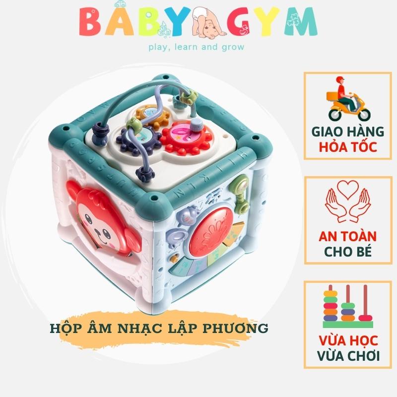 Hộp Âm Nhạc Cho Bé Đa Năng, Hộp Đồ Chơi Lập Phương Cho Bé
