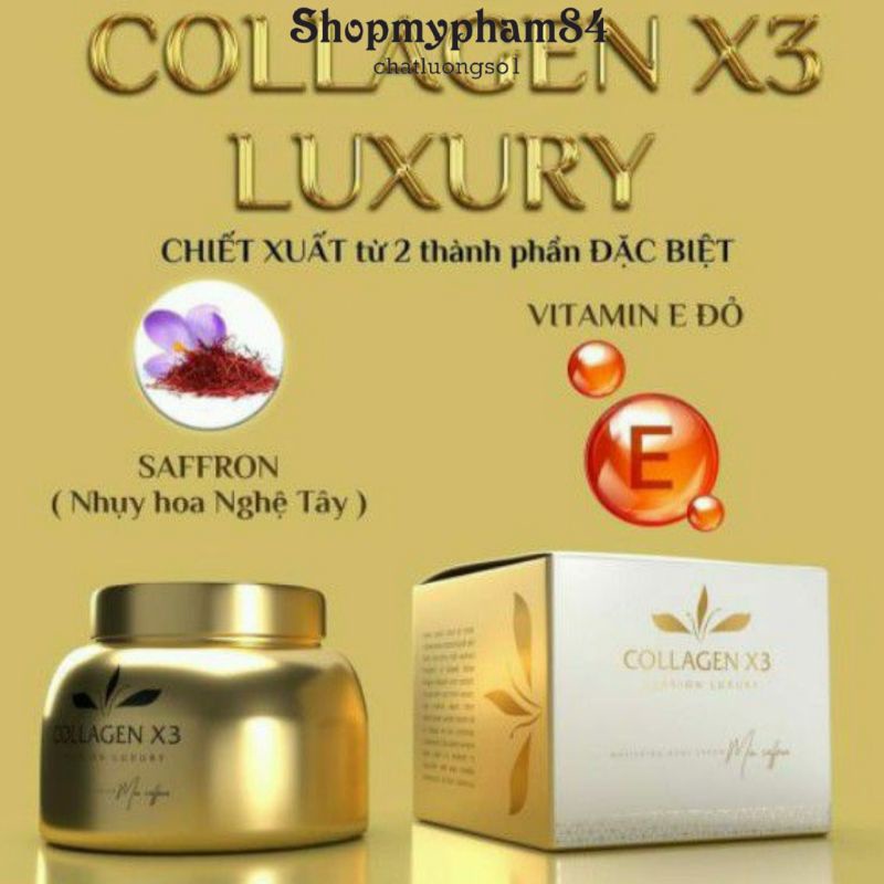 (giá sĩ)Kem Body Collagen x3 Luxury, Kem Dưỡng Trắng Da Toàn Thân 250g.