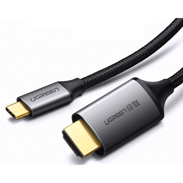 Cáp chuyển USB C to HDMI dài 1,5m hỗ trợ 4K 2K Ugreen 50570 50571 50766