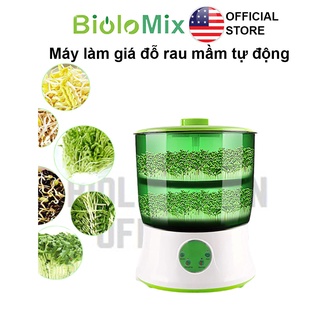 [BioloMix Brand] Máy làm giá đỗ rau mầm tự động hai tầng