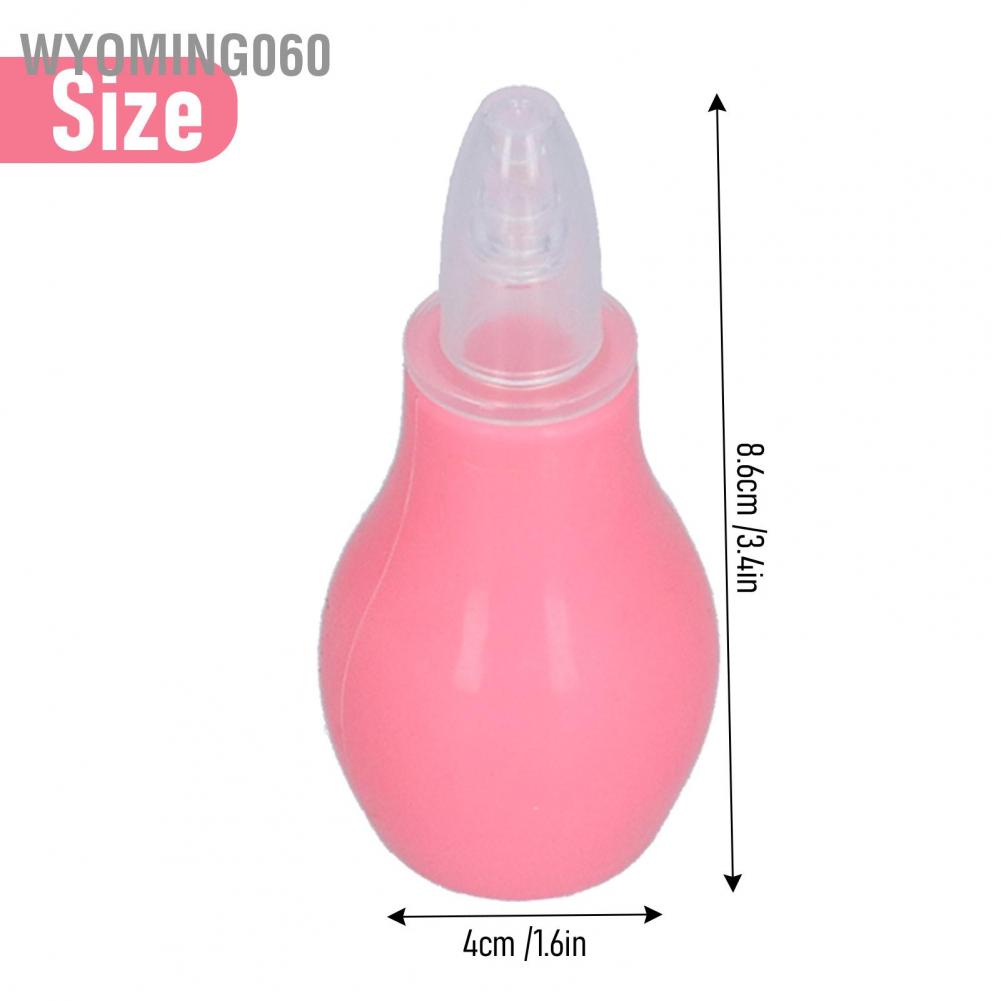 Wyoming060 Thiết bị hút mũi An toàn bằng silicone có thể tháo rời Chống trào ngược Làm sạch khoang cho bé Chăm sóc trẻ em Máy