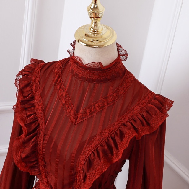 Đầm dài thiết kế tầng xoè qccc