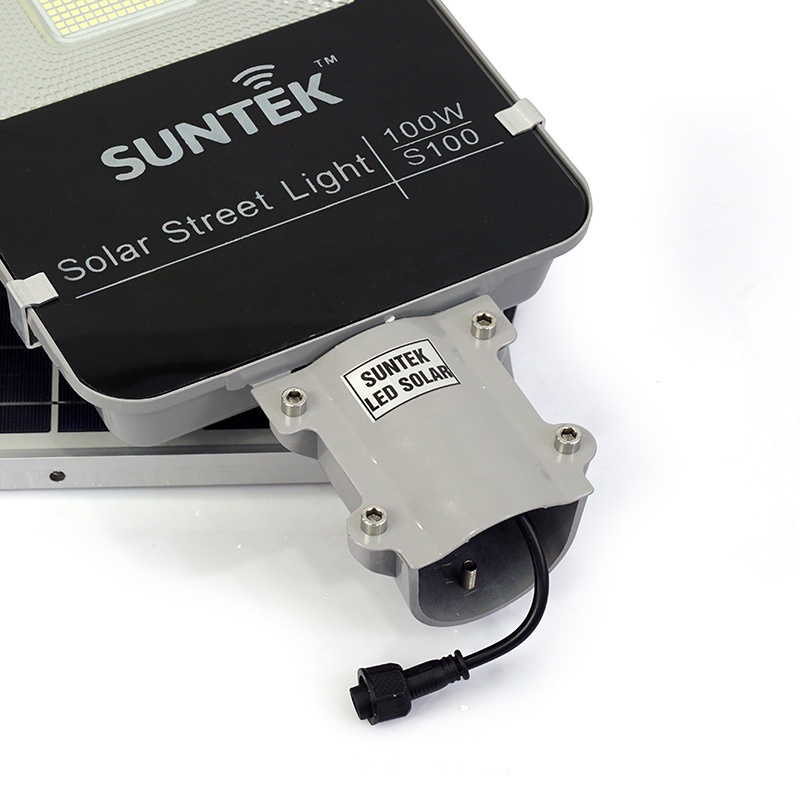 Đèn Đường Năng Lượng Mặt Trời SUNTEK LED Solar Street Light S100 100W - Hàng Chính Hãng - Bảo hành 2 năm 1 đổi 1