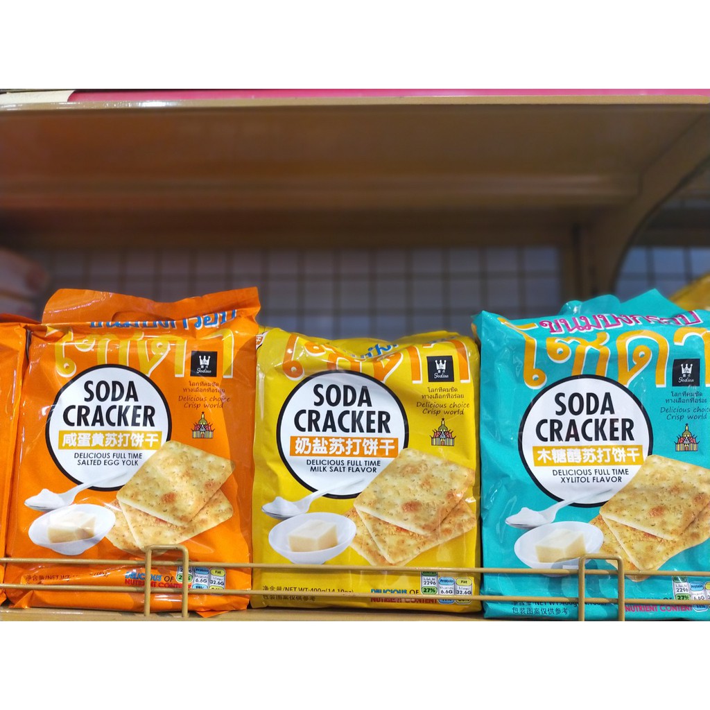 Bánh quy mặn ăn kiêng Soda Cracker Thái Lan
