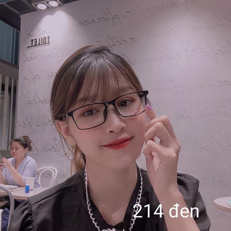 Kính cận thời trang, gọng kính dẻo 214 siêu dẻo