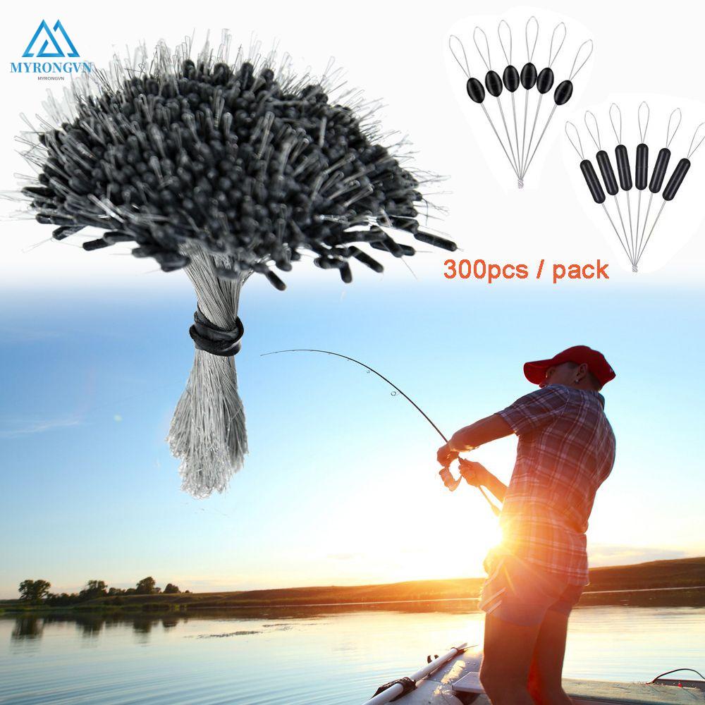 Dụng cụ cố định độ sâu phao câu cá bằng silicon màu đen tiện lợi