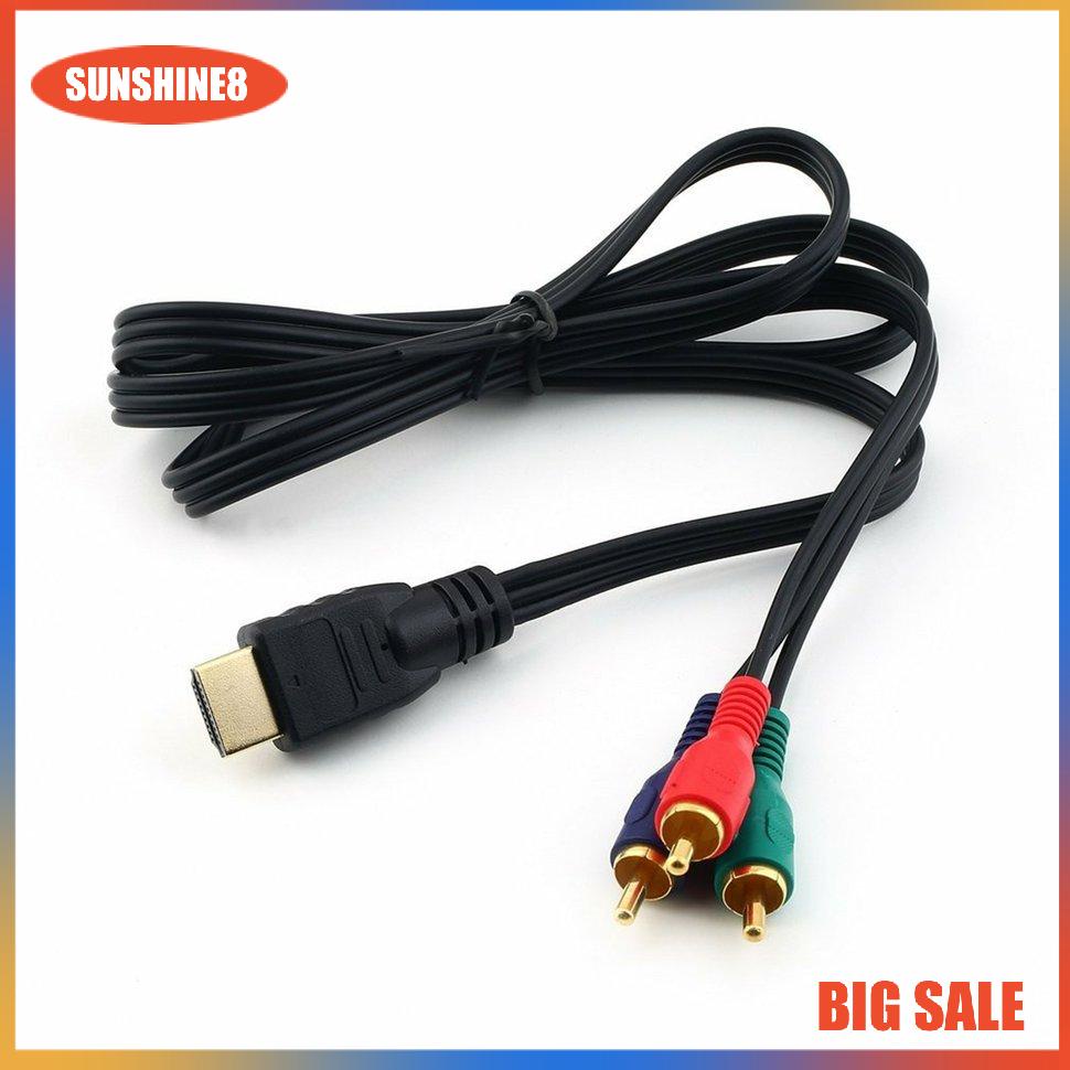 Cáp chuyển đổi 3ft HDMI sang 3 RCA AV chuyên dụng