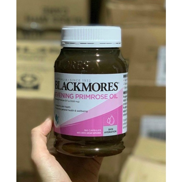 Viên uống tinh dầu hoa anh thảo BLACKMORES EVENING PRIMROSE OIL của ÚC, 190 viên.