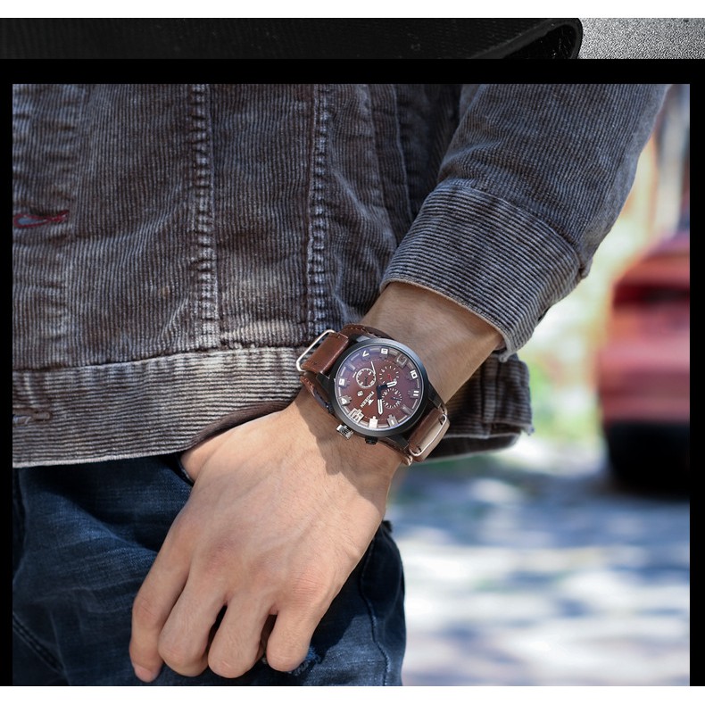 Đồng hồ nam chính hãng FNGEEN tuyệt đẹp, giảm giá sốc, kiểu dáng thời trang lịch lãm (MÃ: FN121)