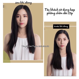 [Ảnh+video thật] phím kẹp PHỒNG CHÂN TÓC, tóc giả KẸP PHỒNG TÓC(1 phím kẹp)