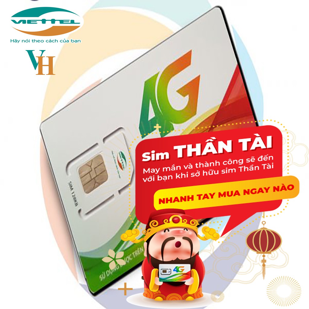 Sim Viettel Thần Tài số đẹp 38