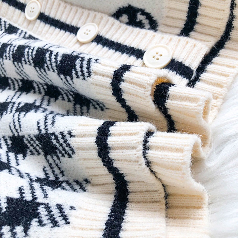 Áo Khoác Cardigan Dệt Kim Dáng Rộng Thiết Kế Mới Thời Trang Mùa Thu Theo Phong Cách Hàn Quốc Cho Nữ