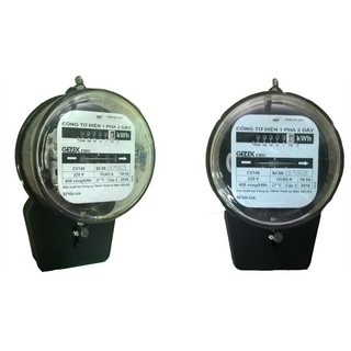 Công tơ điện một pha hai dây dùng đo lượng điện tiêu thụ của gia đình hoặc phòng trọ loại tốt