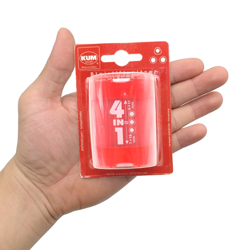 Chuốt Chì 4 Trong 1 K4 Pop A7 - Kum 1028322 - Màu Đỏ