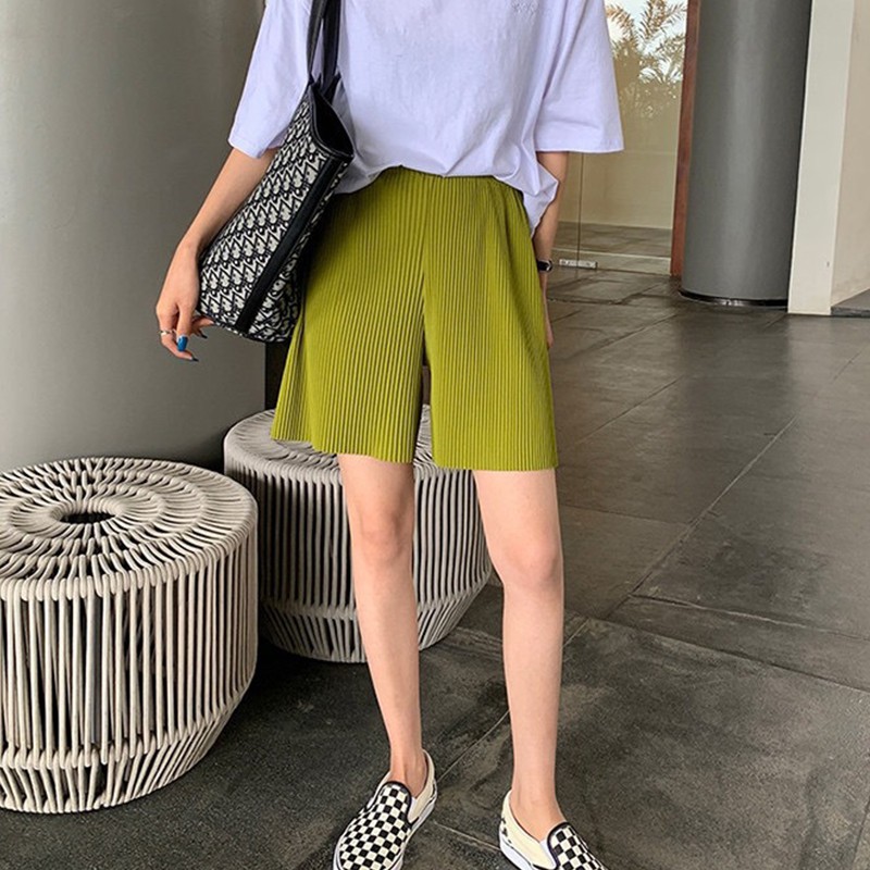 [𝐅𝐫𝐞𝐞𝐬𝐡𝐢𝐩 - 𝐇𝐨𝐭 𝐓𝐫𝐞𝐧𝐝] Quần Lửng Nữ Cạp Cao, Quần Sooc Nữ ông suông Cá Tính Nhiều Màu, Chất Đẹp, Dễ Phối Q3 | BigBuy360 - bigbuy360.vn