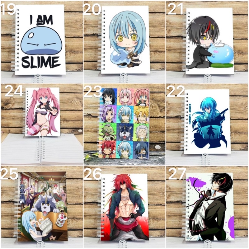 Sổ tay anime Tensei shitara Slime datta ken 200 trang