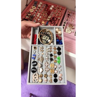 Khay nỉ đựng trang sức TS15