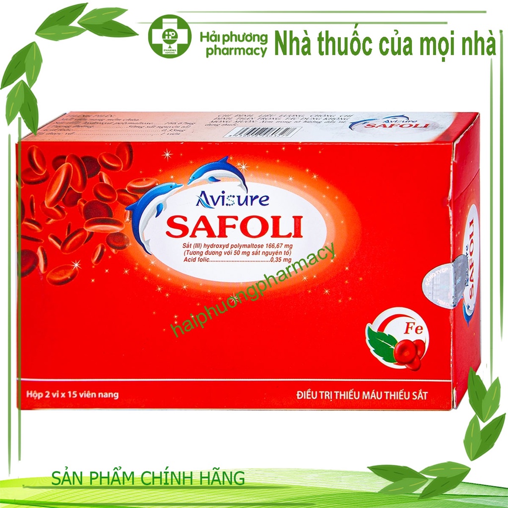 Avisure Safoli - Giúp bổ sung Sắt bầu, Acid folic, Vitamin cho mẹ bầu trong thời kỳ mang thai