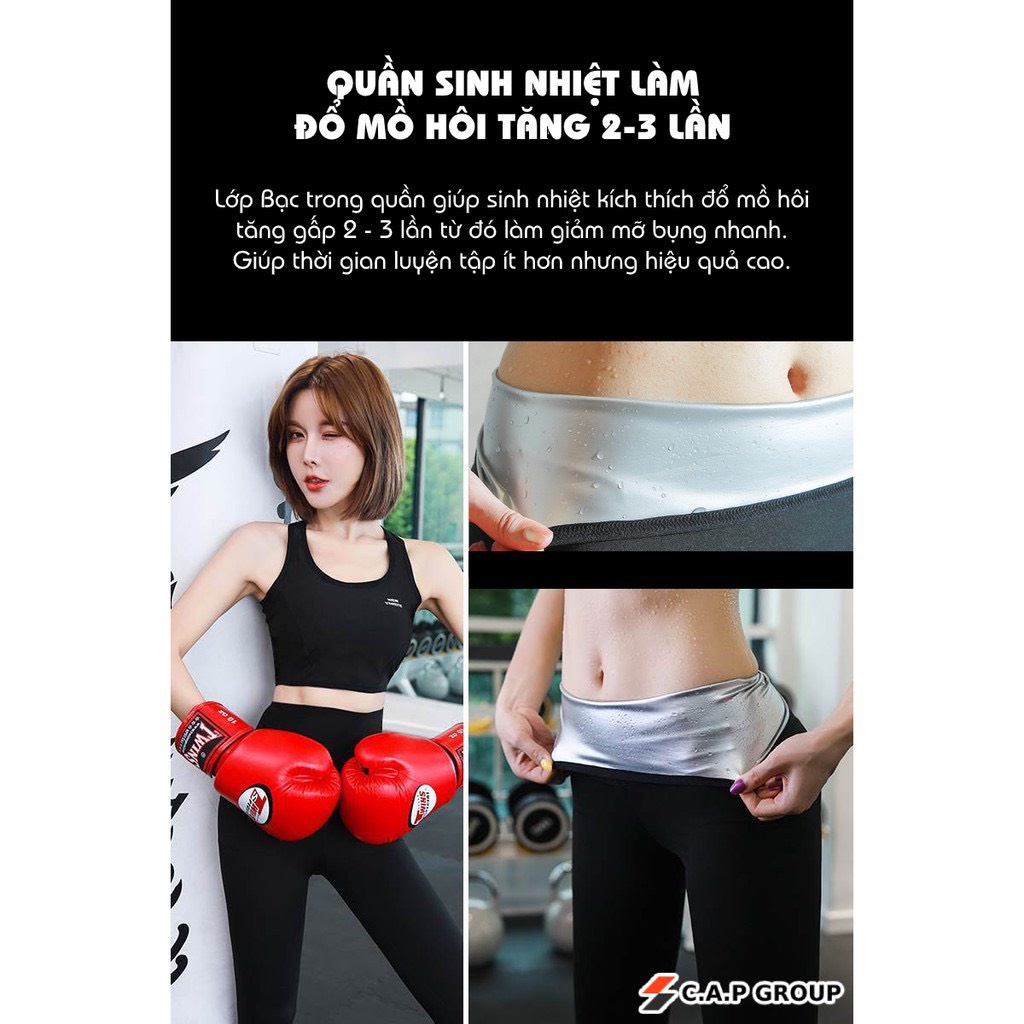 [ Hàng Loại 1- Giá Sốc ] Quần Giảm Béo - Đốt Mỡ Bụng Sinh Nhiệt Giúp Tan Mỡ Giảm Cân Ra Mồ Hôi Born Uncommon