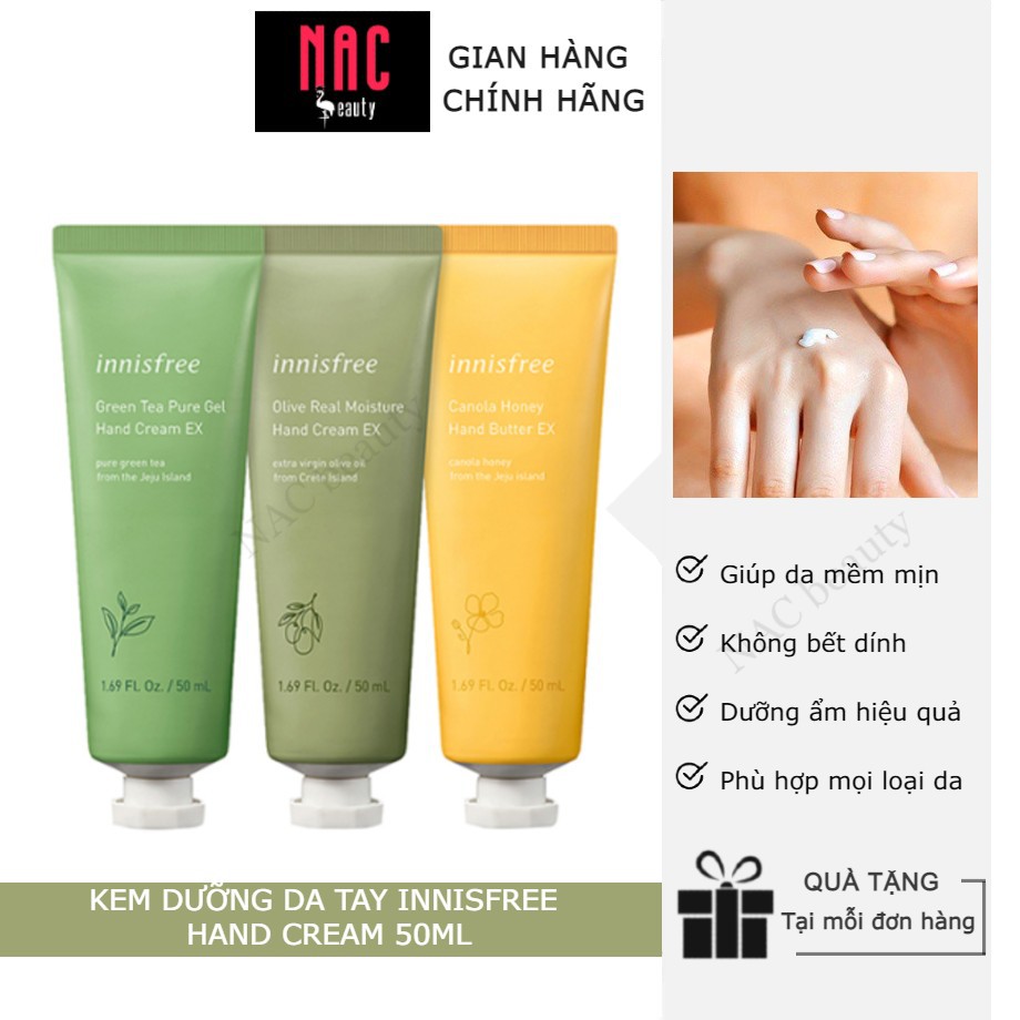 [Chính hãng] Kem dưỡng da tay Innisfree Hand Cream 50ml