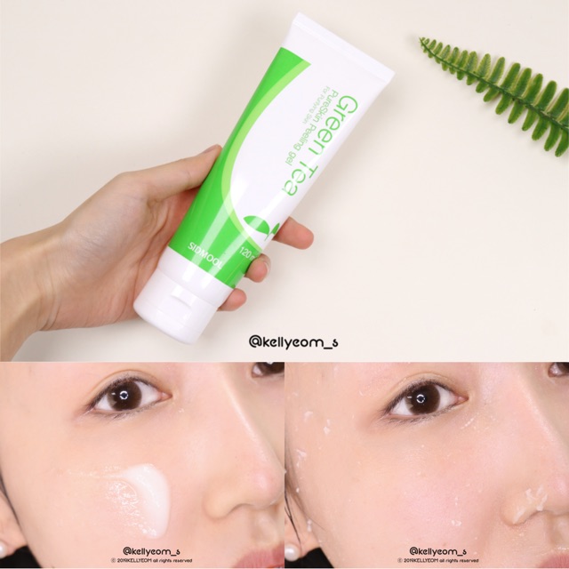 Gel tẩy tế bào chết Sidmool Green Tea Pureskin Peeling Gel