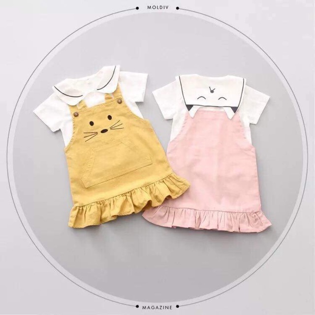 Set yếm bé gái