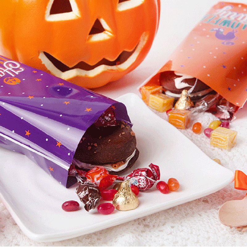 Set 50 Túi Đựng Bánh Kẹo Chủ Đề Halloween