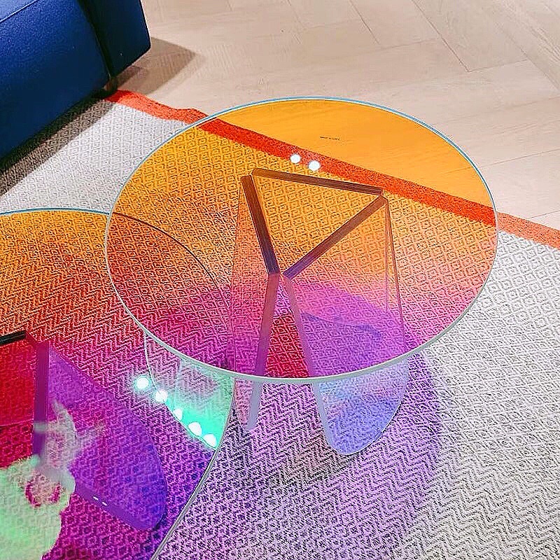 Bàn cafe Shimmer Acrylic Table phong cách Hàn quốc