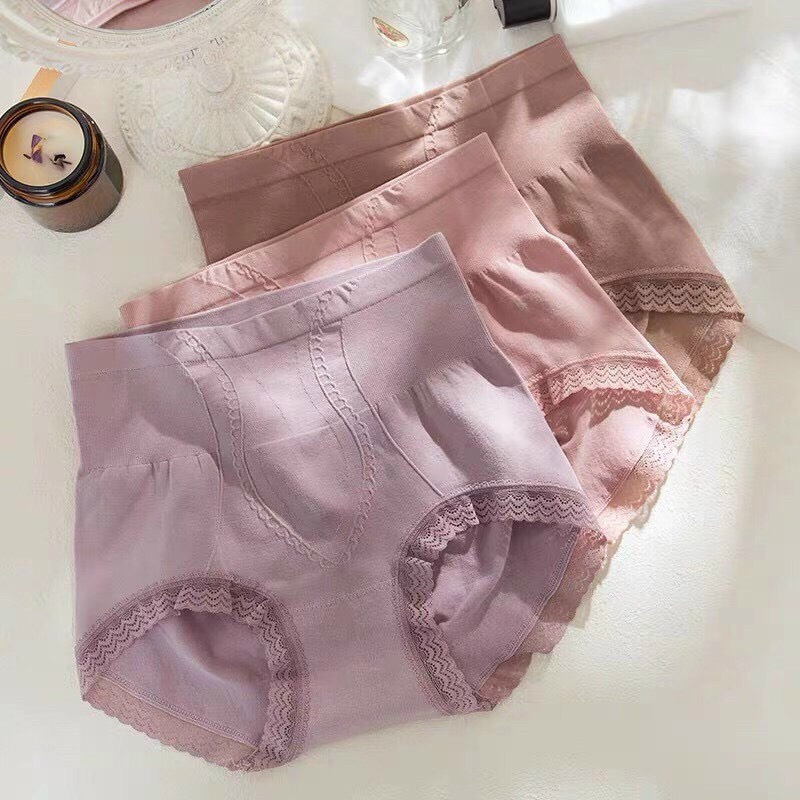 Quần Lót Nữ Cotton Trơn Cao Cấp Kháng Khuẩn Thông Hơi Mềm Mại PINK STORE QL 2079